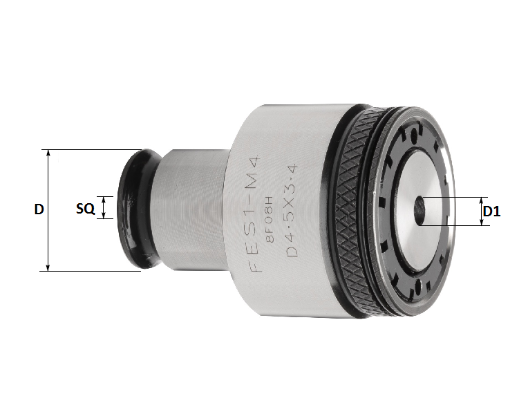 RC1 - M3.5 Tapping Collet (with clutch)